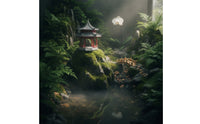Two-Tier Chinese Pavilion with Pagoda Roof Ornate Pavilion Model Hexagonal Miniature Pagoda Traditional for Collectors