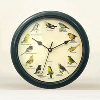 Singing Bird Clock Nature-Themed Bird Call Clock Decorative Retro for Living Room, Reading Corner