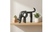 Elephant Figurine Minimalist Elephant Statue Compact for Essence-Focused Decorators, Shelf, Living Room