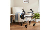 Folding Walkers Organizer Convenient Bag to Attach Walkers Hanging Storage Bag Hands Mobility Aid Organizer for Elderly, Seniors, Home Care, Hospital