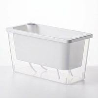 Plant Pots and Flower Pots for Window Sill, Self Watering Trough Planter, 23*8.7cm Vegetable Planter with Inner Pot, Modern Window Boxes Pack