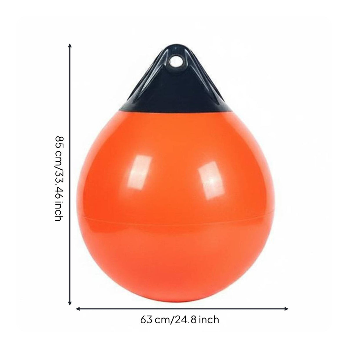 Wear-Resistant Inflatable Boat Bumper Thickened Material A-Type Anchor Buoy Teardrop Yacht Boat Bumper for Docking, Anchoring, Rafting