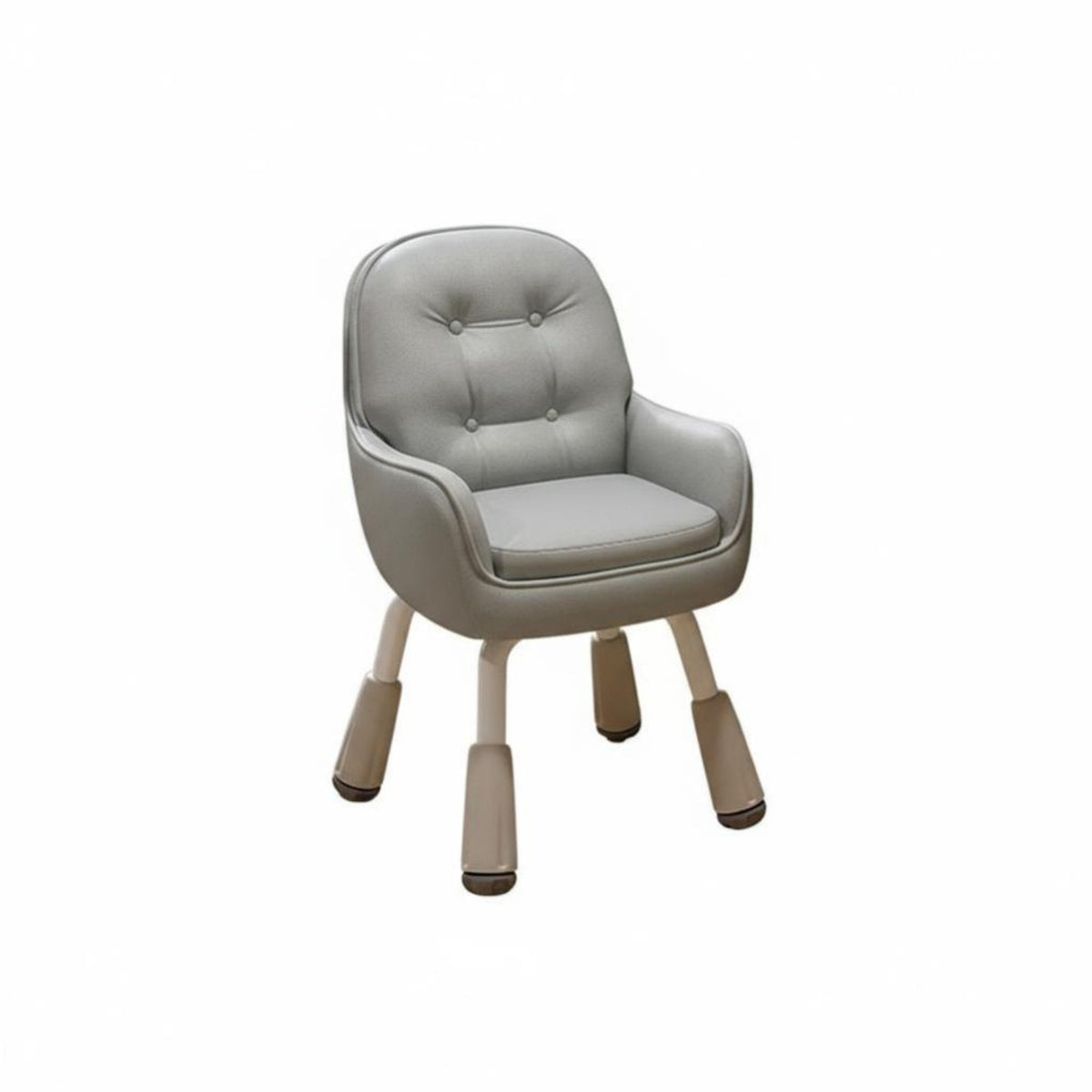 Comfortable Armless rolling Chair Height Adjustable Vanity Stool Ergonomic spinerest Office Furniture 360-Degree pivot for Students, Women, Adults, Bedroom, Dorm Room