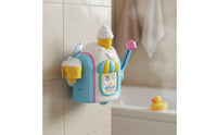 Ice Cream Bubble Maker Easy to Use Frothy Dessert Cream Maker Suction Cups Bubble Blower Bath Toy for Kids, Infants, Washroom