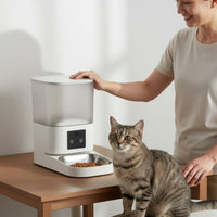 Intelligent Pet Feeder with Camera Scheduled & Remote Feeding Automatic Food Dispenser with Video Anti-Clog System Automatic Pet Feeder Camera