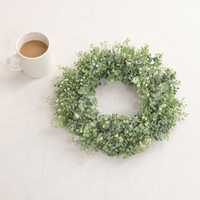 Artificial Flower Wreath, Entrance, Flower Wreath, Wall-mounted, Entrance Wreath, Brightly Welcome Guests, Handmade Decoration
