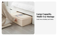 Underbed Fabric Drawer Large Capacity Underbed Storage Bag Foldable Design