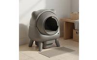 Large Capacity Automatic Feline Litter Box Anti Tracking Self Cleaning Litter Box Low Mess Automatic Feline Toilet App Control