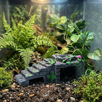 Bearded Lizard Accessories with Flexible Reptile Mounting, Realistic Reptile Hide for Jumping Arachnid Enclosure, Sturdy Habitat
