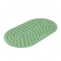 Thick Rim Silicone Foot Massage Mat Rounded Edges Foot Massage Mat Molded Finish Reflexology Points for Mindful Movement