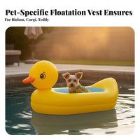 Buoyant Dog Swimming Loop Portable Inflatable Dog Buoy Thick PVC Material for Pets, Beach, Outdoor, Vacations