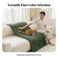 Scratch-Resistant Non-Slip Sofa Cushion Multipurpose Sofa Cushion Cover Thickly Padded for Cat Owners, Homeowners, Car, Living Room, Den