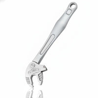 6 Pieces Quick Adjust Ratcheting Adjustable Wrench Multi Purpose Wide Jaw Ratchet Wrench Industrial Grade Adjustable Ratchet Spanner Heavy Duty for Professionals, Repair, Workshop, Garage