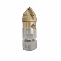 Drain Flushing Nozzle Compact Piping Cleaning Nozzle Leak Resistant for Plumbers