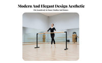 Home Practice Barre Stable Base Freestanding Dance Bar Adjustable Height Dance Bar for Children, Beginners, School, Studio