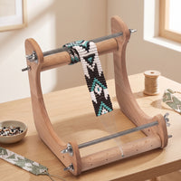 Bead Weaving Loom Easy-to-Use Wooden Bead Loom High-Quality for Jewelry Making