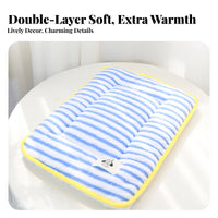 Soft Dog Ing Pad Warm Dog Crate Pad Thickened Padding Soft Kennel Mat for Young Dogs, Small Pets, Indoor, Crates, Kennels