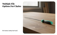 Long-Lasting Cylindrical Sharpening File Portable Chainsaw File Bearing Steel for Lumberjacks, Professionals, Logging, Gardening, Workshop