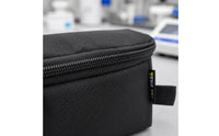 Handheld Storage Side of Bag Strap Zipper Pouch Black Carrier