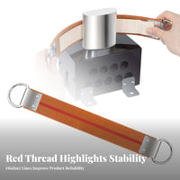 Vermilion Central Stripe Stripe Instrument Accessory Viola Repair Strap Narrow Rectangular Violin Maker Strap for Maintenance