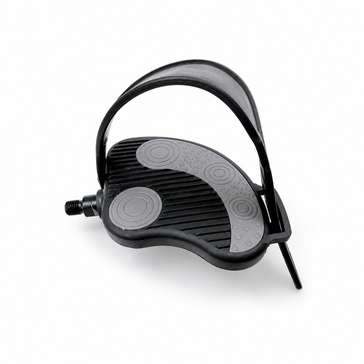 Bike Pedal with Toe Cage Weather-Resistant Exercise Bike Pedal with Strap Reinforced Pedals for Mountain Bikes