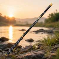 Portable Stream Fishing Rod Carbon Fiber Telescopic Travel Rod for Anglers