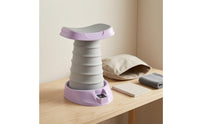 Molded Plastic Push-up Assist Assistant Ribbed Column Freestanding Push-up Stand Matte Finish Exercise Handles Curved Top for Floor Use