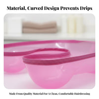 Prevents Spills Hair Perm Shoulder Tray Waterproof Perm Shoulder Support Easy to Clean for Barbers, Professionals, Perming, Barbershop, Home