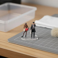 Winter Attire Miniature Figures Miniature Scene Ready 1:64 Scale Figure