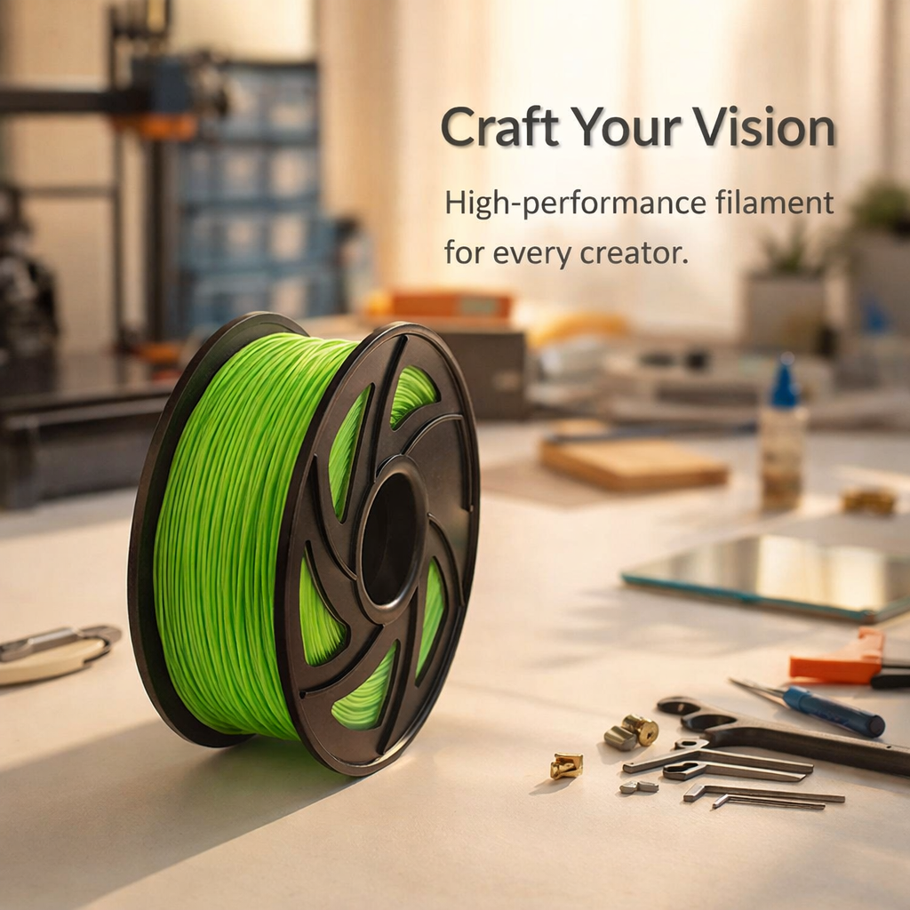 luminescent after light exposure PLA Filament 1.75mm, Standard Refill Spool for and Prototyping, Premium Quality Material for Artists, 1KG