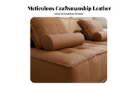 Nordic aesthetic sectional Block Couch Light Luxury Sectional Seating Minimalist Aesthetic Lounge Sofa Deep Seat for Apartment Dwellers, Design aficionados, Interior Designers, Living Room, Open-Plan Space, Showroom, Bedroom