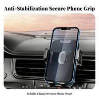 Air Vent Ph Single Holder Anti-Movement Car Vent Ph Single Holder Mobile Accessory Shockproof Design Stable Grip for Driving