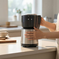 Multi-Functional Electric Coffee Grinder Compact Electric Seasoning Grinder Stainless Steel Powder Grinding Machine Countertop for Home Cooks, Kitchen, Apartments, Cafes