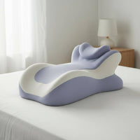 Multi-Functional Memory Foam Rest Pillow Ergonomic Design Prone Sleeping Pillow Prevents Arm Numbness Support Cushion Adjustable Headrest for Women, Students, Office Workers, Bed, Sofa