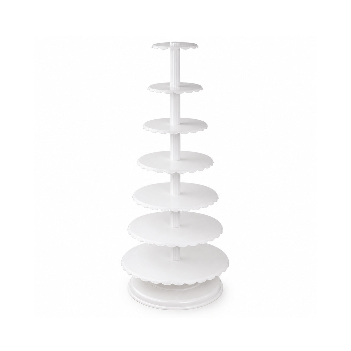 Multi-Tier Cake Stand Sturdy Cupcake Stand with Plates Primary Tiered Dessert Display for Dessert Makers, Event Decorators
