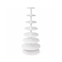 Multi-Tier Cake Stand Sturdy Cupcake Stand with Plates Primary Tiered Dessert Display for Dessert Makers, Event Decorators