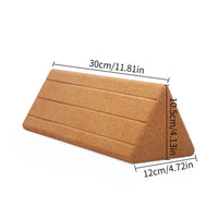 Cork Stretching Block Stretching Prop with Cork Surface Firm for Beginners