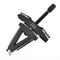 Adjustable Steering Neck Bearing Race Remover Sturdy Steering Race Puller Long-Lasting Motorcycle Bearing Puller Heavy Duty for Mechanics, Garages