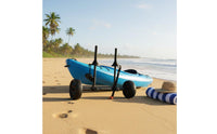 Cart with Scupper Supports Portable Kayak Cart with Wheels Heavy-Duty Transport Carrier for Kayakers, Paddlers, Boat Launch