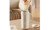 Portable Cup-Style Soy Soy Milk Machine Handled Electric Soy Soy Milk Machine Insulated Kitchen Appliance Lidded