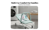 Foldable Design Convertible Baby Bouncer Removable and Washable Cover 3-in-1 Convertible Chair Adjustable Recline Infant Seat Detachable Toy Bar for Newborns, Infants, Toddlers, Naptime, Playtime, Bedroom, Living Room