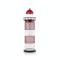 Lighthouse Vino Rack Iron Lighthouse Bottle Holder Decorative Vino Bottle Holder for Collectors, Home Bar