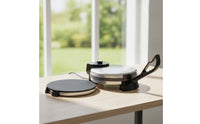 Folding Griddle Appliance Non Flatbread Maker Folding Electric Griddle for Families, Students, Breakfast, Kitchen, Dorm Room