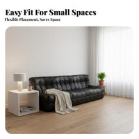 checkered Tufting sectional Block Sofa Space-Saving Living Room Furniture Minimalist Design Lounge Chair Lowsilhouette for Apartment Dwellers, individuals, Students, Small Spaces, Studio, Bedroom
