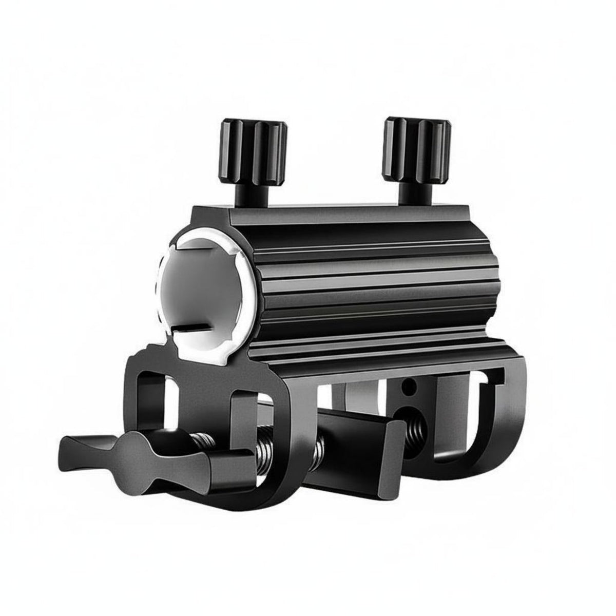 Lightweight Fishing Umbrella Mount Windproof Aluminum Umbrella Clamp Multi-Purpose Fishing Rod Stand 360 Degree Rotation for Fishermen, Anglers