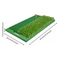 Golf Chipping Mat Space-Saving Golf Swing Mat Carry Handle Sports Gear