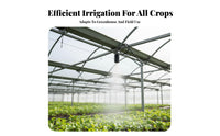 Hanging Micro Sprinkler Water Saving Greenhouse Irrigation Nozzle Easy Installation Light Shower Nozzle for Gardeners, Homeowners, Farm, Orchard