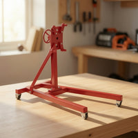 Engine Crane Decorative Model Crane with Chain Easy-Sliding Cherry Picker for Workshops, Displays