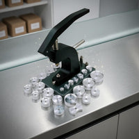 Watch Case Sealing Machine Metal Guide Rod Watch Case Closing Machine Black Frame