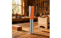 Bottom Cleaning Router Bit Orange Coated Slot Cutting Router Bit Tool Accessory Clean Cuts